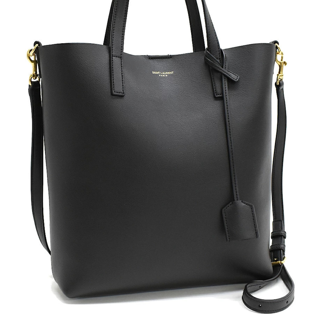Saint Laurent bag Toy Shopping Leather Black PARIS